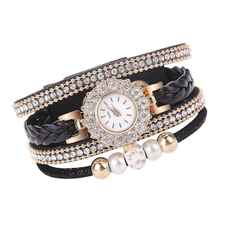 Foto 1 | Foto 1 | Reloj Huoguo Weave Wrap Quartz Wrap  Pulsera Vintage Para Mujer - Venta Internacional.
