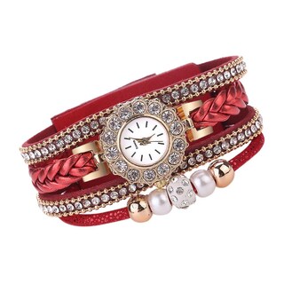 Foto 1 | Foto 1 | Reloj Huoguo Weave Wrap Quartz Wrap  Pulsera Vintage Para Mujer - Venta Internacional.