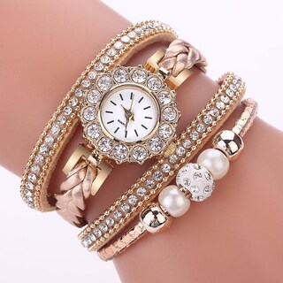 Foto 2 | Foto 2 | Reloj Huoguo Weave Wrap Quartz Wrap  Pulsera Vintage Para Mujer - Venta Internacional.