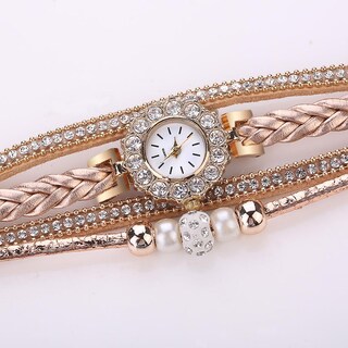 Foto 3 | Foto 3 | Reloj Huoguo Weave Wrap Quartz Wrap  Pulsera Vintage Para Mujer - Venta Internacional.