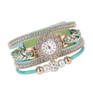 Foto 1 | Foto 1 | Reloj Huoguo Weave Wrap Quartz Wrap  Pulsera Vintage Para Mujer - Venta Internacional.