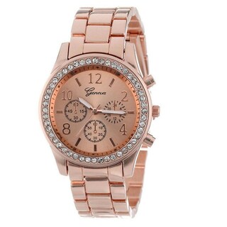 Foto 1 | Foto 1 | Reloj Huoguo Faux Chronograph Quartz Classic Para Mujer - Venta Internacional.