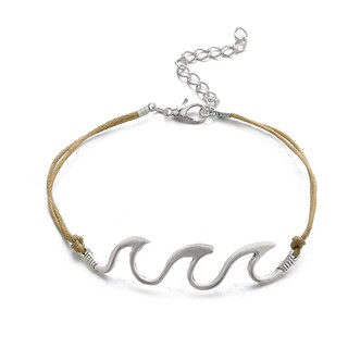 Foto 3 | Foto 3 | Juego De Tobilleras Y Pulseras Para Mujer Joyería De Aleación Bohemia Wave - Venta Internacional.