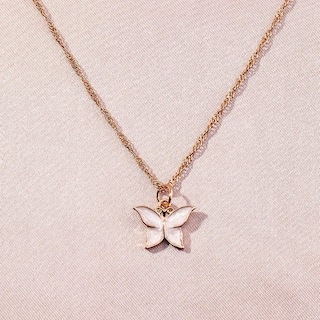 Foto 3 | Foto 3 | Collar Con Colgante De Mariposa Huoguo Joyería De Moda - Venta Internacional.