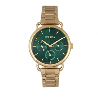 Foto 1 | Foto 1 | Pulsera Watch Bertha Gwen Con Día/fecha Para Mujer Color Dorado - Venta Internacional.