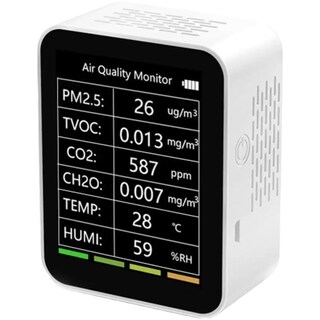 Foto 1 | Foto 1 | Detector de Aire Y Clima sin Cables Ventdepot Mxscz-001 1 Pieza Blanco