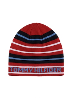Foto 1 | Foto 1 | Gorro Tommy Hilfiger A Rayas Deportivas Para Niños Reversible De 4 A 7 Años - Venta Internacional.