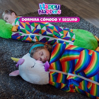 Foto 5 | Foto 5 | Saco de dormir, almohada, peluche en 1 Happy Nappers Unicornio Beautifull Home Colchoneta ideal para viajes, guardería y camping