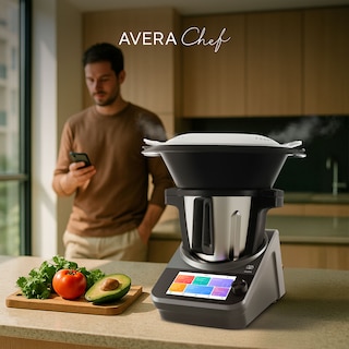 Foto 8 | Foto 8 | Robot de Cocina Avera Chef con 1850 Recetas Incluidas Control táctil y Wifi RC01