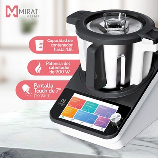 Foto 3 | Foto 3 | Robot De Cocina Mirati. Pantalla Touch 7 Pulgadas, Capacidad 4.8 Litros, 16 Funciones, 700 Recetas, Conexión Wifi.