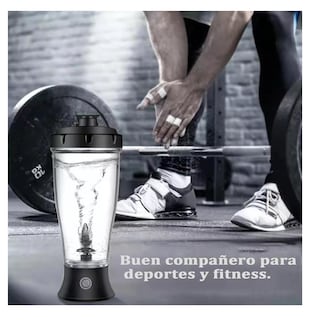 Foto 3 | Foto 3 | Vaso Mezclador Eléctrico De Proteínas Para Gimnasio Transparente Negro