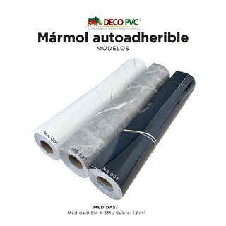 Foto 3 | Foto 3 | Mármol De Pvc Autoadherible En Rollo 1.8m2 (mármol Grey Kassama)