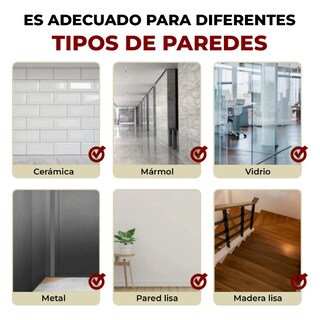 Foto 5 | Foto 5 | Set De 10 Piezas Acrílico Decorativo Patrón Lineal 10 X 10 Cm Oro