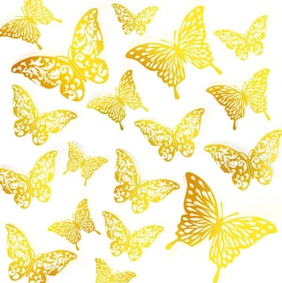 Foto 1 | Foto 1 | Conjunto Elegante De 108 Pegatinas 3d Xtellar De Mariposa Para Decoración Aspiracional De Eventos