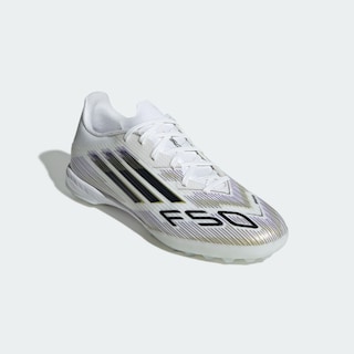 Foto 6 | Foto 6 | Tacos F50 League Césped Artificial Adidas Blanco Unisex