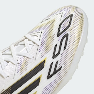 Foto 8 | Foto 8 | Tacos F50 League Césped Artificial Adidas Blanco Unisex