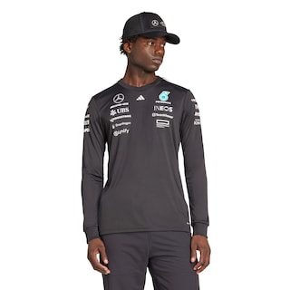 Foto 2 | Foto 2 | Jersey Manga Larga De Piloto Mercedes - Amg Petronas Formula One Team Adidas Negro Hombre