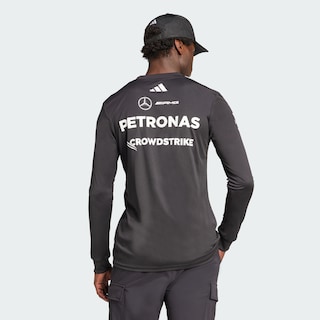 Foto 4 | Foto 4 | Jersey Manga Larga De Piloto Mercedes - Amg Petronas Formula One Team Adidas Negro Hombre