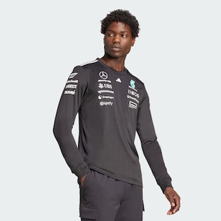 Foto 5 | Foto 5 | Jersey Manga Larga De Piloto Mercedes - Amg Petronas Formula One Team Adidas Negro Hombre