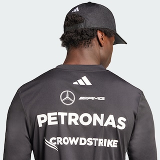 Foto 7 | Foto 7 | Jersey Manga Larga De Piloto Mercedes - Amg Petronas Formula One Team Adidas Negro Hombre