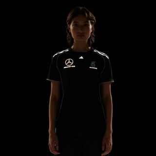 Foto 8 | Foto 8 | Playera De Mecánico Mercedes - Amg Petronas F1 Team Adidas Negro Mujer