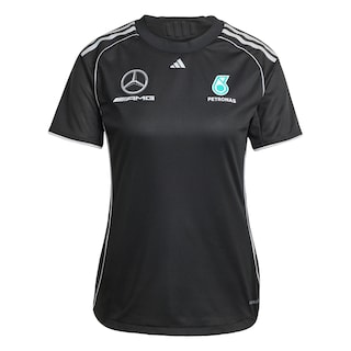 Foto 1 | Foto 1 | Playera De Mecánico Mercedes - Amg Petronas F1 Team Adidas Negro Mujer