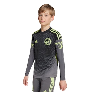 Foto 2 | Foto 2 | Jersey De Portero Club América 25/26 Manga Larga Para Niños Adidas Gris Niños