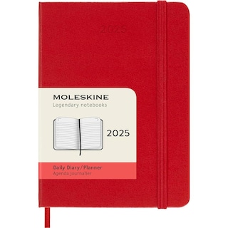 Foto 1 | Foto 1 | Agenda 2025 Moleskine Bolsillo Roja Pasta Dura