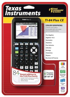 Foto 1 | Foto 1 | Calculadora Gráfica Texas Instruments Ti-84 Plus Ce Negra - Venta Internacional.