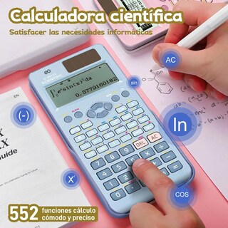 Foto 3 | Foto 3 | Calculadora Cientifica Y Ingeniería Funciones Eo Safe Imports Esi-19803 Azul