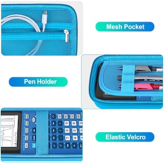 Foto 3 | Foto 3 | Funda Rígida Bovke Para Texas Instruments Ti-84 Plus Ce Azul - Venta Internacional.