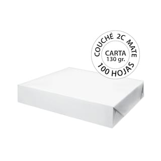 Foto 2 | Foto 2 | Papel Couche Optimus 2c Mate Carta 130 Gr - 100 Hojas