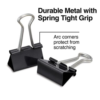 Foto 3 | Foto 3 | Binder Clips Staples, Color Negro Mediano, 5/8 Pulgadas, Capacidad 288 Unidades - Venta Internacional.