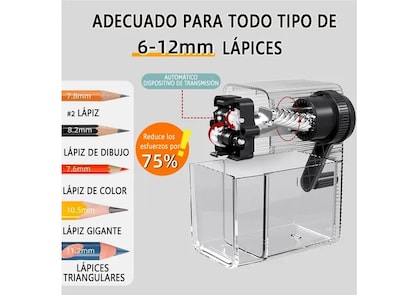 Foto 4 | Foto 4 | Sacapuntas Xtellar Eléctrico De Alta Velocidad Con Espesor Ajustable 6,5-12 Mm