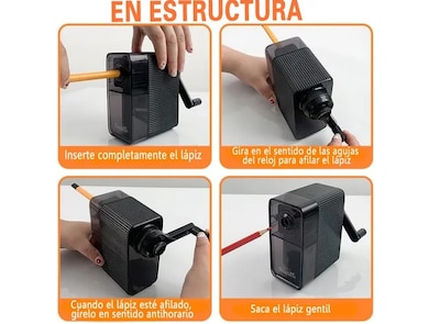 Foto 5 | Foto 5 | Sacapuntas Xtellar Eléctrico De Alta Velocidad Con Espesor Ajustable 6,5-12 Mm