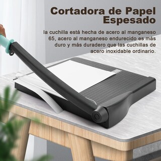 Foto 4 | Foto 4 | Guillotina Belug Cortador Afilado Papel Foto Tarjeta Multifunción Negro Manija Verde