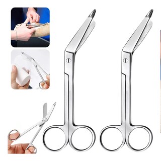 Foto 3 | Foto 3 | 2pzs Tijera De Boton Belug Acero Inox Para Uso Rudo Médico 14cm Plata