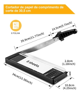Foto 2 | Foto 2 | Guillotina Lab.g Cortador Afilado Papel Foto Tarjeta Opalina A4 Negro