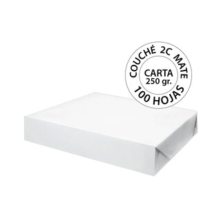 Foto 2 | Foto 2 | Papel Couche Optimus 2c Mate Carta 250 Gr - 100 Hojas