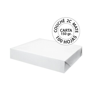 Foto 2 | Foto 2 | Papel Couche Optimus 2c Mate Carta 150 Gr - 100 Hojas