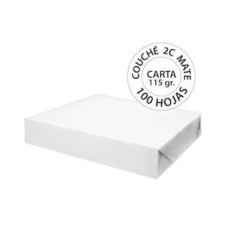 Foto 2 | Foto 2 | Papel Couche Optimus 2c Mate Carta 115 Gr - 100 Hojas