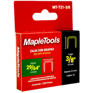 Foto 2 | Foto 2 | 10000 Grapas 3/8'' Maple Tools Cal.25 Tapicería Carpintería