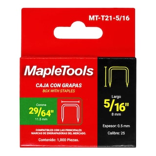 Foto 2 | Foto 2 | 15000 Grapas 5/16'' Maple Tools P/ Tapicería Y Carpintería