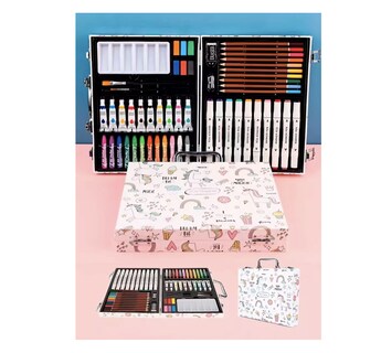 Foto 4 | Foto 4 | Set Colores Crayones Plumones Acuarela Kit Estuche Niños Art T