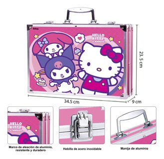 Foto 3 | Foto 3 | Set De Arte Hello Kitty Belug Marcadores 145pz Rosa
