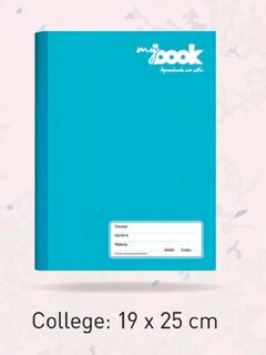 Foto 2 | Foto 2 | 6 Cuadernos Cosido Escolar Mybook Multicolor Cuadro Grande 100 Hojas