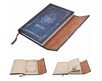 Foto 2 | Foto 2 | Estilo Retro De Cuaderno Con Cierre Magnético Azul