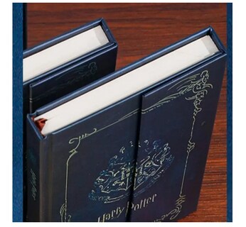 Foto 3 | Foto 3 | Estilo Retro De Cuaderno Con Cierre Magnético Azul