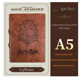 Foto 4 | Foto 4 | Cuaderno Retro De Harry Potter - A5 200 Páginas Original