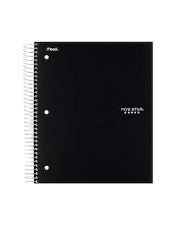 Foto 2 | Foto 2 | Cuaderno Colegial Five Star 200 Hojas 5 Materias Rayado Color Negro